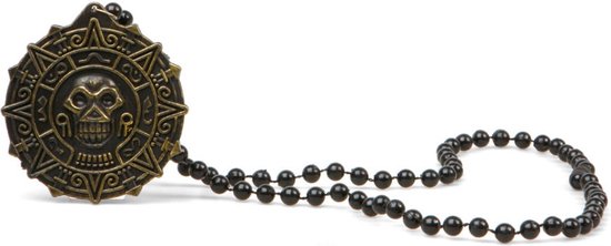 Piratenaccessoires voor dames, met piratenketting voor dames, piraten- oorbellen, halsketting, doodshoofd-oorbellen, piratensieraden, dames, voor carnaval, Halloween, cosplay, themafeesten voor