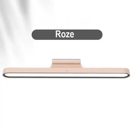 Kastverlichting | Bureaulamp Roze | LED verlichting | Oplaadbaar | Dimbaar | Draadloos | zelfklevend | verplaatsbaar | adkamerverlichting | Slaapkamerverlichting
