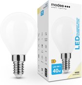 Modee Lighting - OP=OP LED Filament lamp - E14 G45 4W - 4000K helder wit licht - Melkglas