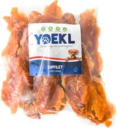 YOEKL Kipfilet - Honden Snacks - Hondensnoepjes - Hondensnacks gedroogd - Hondensnacks Kauwbot - 400 Gram