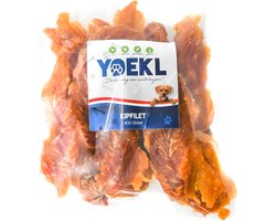 YOEKL Kipfilet - 400 Gram - Hondensnacks - Hondensnoepjes - Hondensnacks Gedroogd