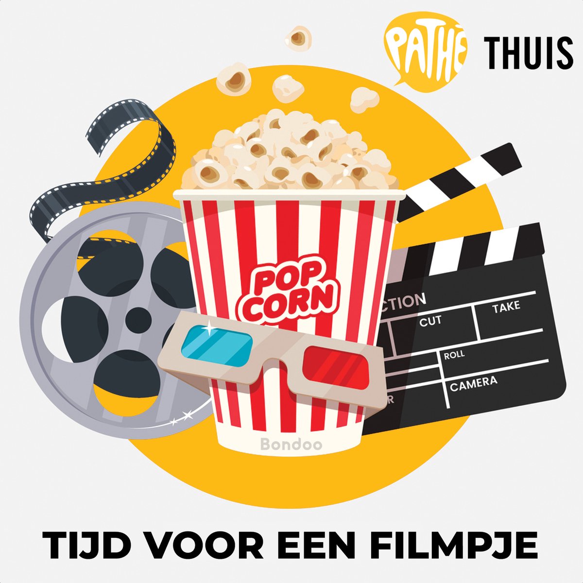 Filmpakket Small - Pathé Thuis - Cadeaupakket met film voucher - Zakelijk bestellen - Verjaardag - Beterschap - Sinterklaas - Kerstpakket - Brievenbus – foto 7