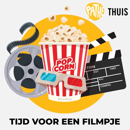 Filmpakket Small - Pathé Thuis - Cadeaupakket met film voucher - Brievenbus - Valentijn cadeau - Bondoo