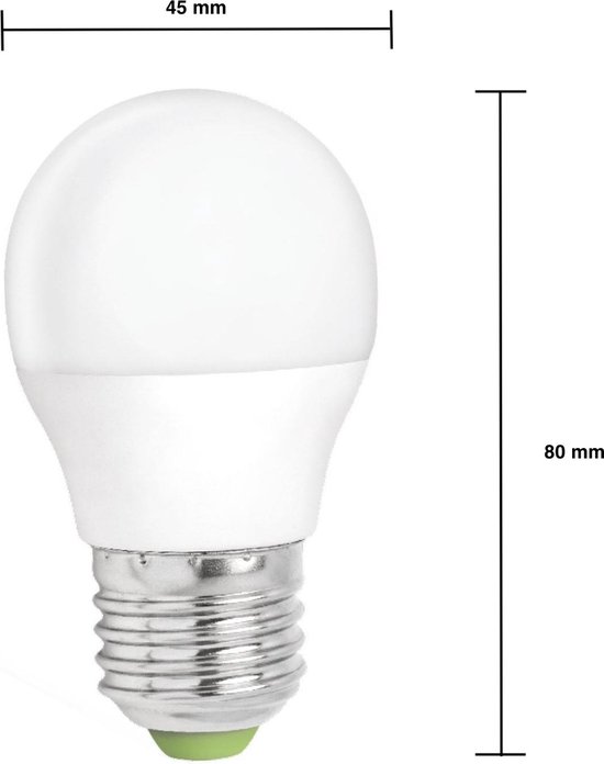 Spectrum - LED lamp dimbaar - E27 fitting - 6W vervangt 42W - Daglicht 6000K