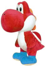 Yoshi Rood – Super Mario Bros Pluche Knuffel 30 cm {Speelgoed knuffels voor kinderen jongens meisjes | Nintendo Plush Toy | Mario, Luigi, Peach, Toad, Yoshi, Donkey Kong}