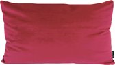 Velvet Framboos Long Kussenhoes | Velvet/Polyester | 30 x 50 cm
