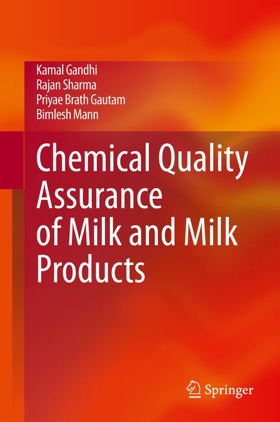 Chemical Quality Assurance of Milk and Milk Products - cover