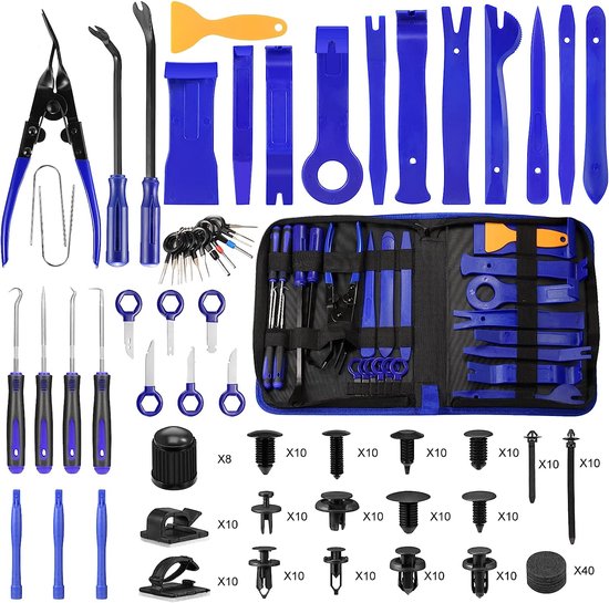 Kit 20 outils pour démontage dépose auto radios - Pinces et