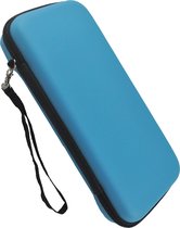 Hoesje Geschikt voor Nintendo Switch Lite Hoes Bescherm Case Hardcover Met Polsbandje - Hoes Geschikt voor Nintendo Switch Lite Case - Blauw