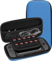 Hoesje Geschikt voor Nintendo Switch Lite Case Hoes Hard Cover Met Koord - Hoes Geschikt voor Nintendo Switch Lite Hoes - Blauw