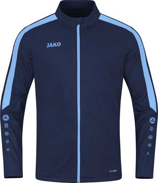 JAKO Power Polyestervest Marine-Blauw Maat 4XL