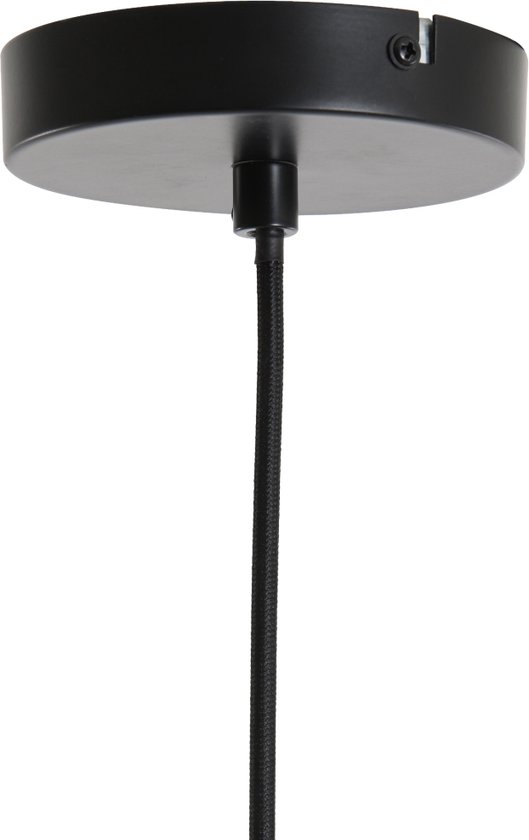 Lekar Suspension 16x26 cm bronze antique + verre fumé - Moderne - Light & Living - Garantie 2 ans