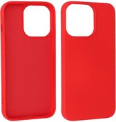 Étui de téléphone Fashion Backcover - Étui de couleur - Convient pour iPhone 15 Pro - Rouge