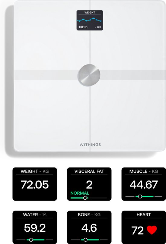 Withings Body Smart - Slimme Weegschaal - Bol