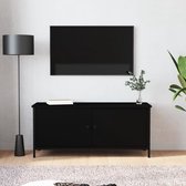 The Living Store Tv-meubel - Zwart - 102 x 35 x 45 cm - Duurzaam bewerkt hout