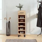 The Living Store Schoenenkast Sonoma Eiken - 30 x 35 x 105 cm - Duurzaam materiaal en praktisch ontwerp