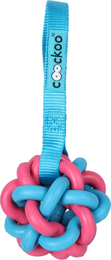 Hondenspeelgoed - Coockoo - Zed pink - Blauw/ Roze - 19x7,5x7,5cm