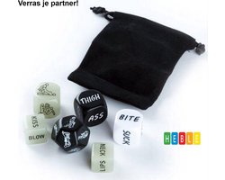 Spannende Erotische Dobbelstenen - Gloeien in het Donker - van Heble®