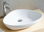 Vasque à poser 59x39x13,5 cm, blanc