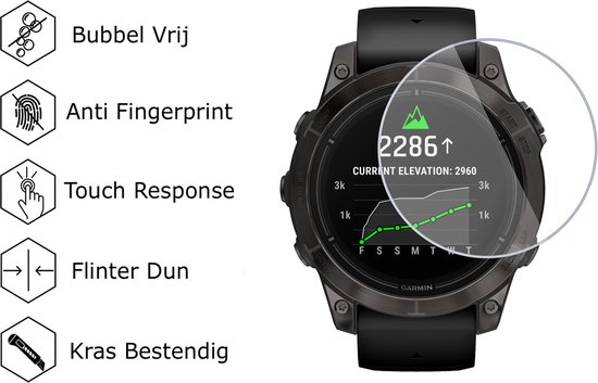 BROTECT Glass Screen Protector for Garmin Enduro 3 (3 Pieces) Screen Protector [9H Hardness, Protective Glass-Film Not Tempered Glass