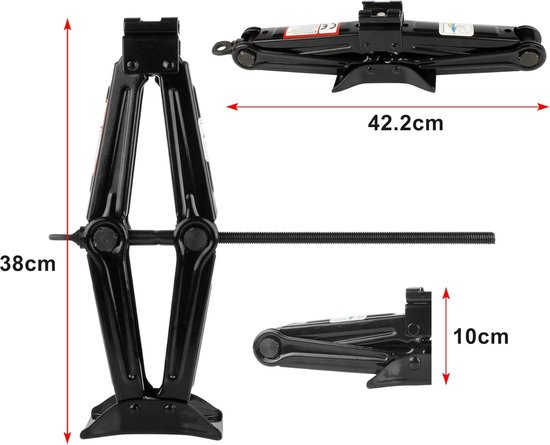 UltraToolz 4 Ton Lage Profiel Garagekrik - Krikken