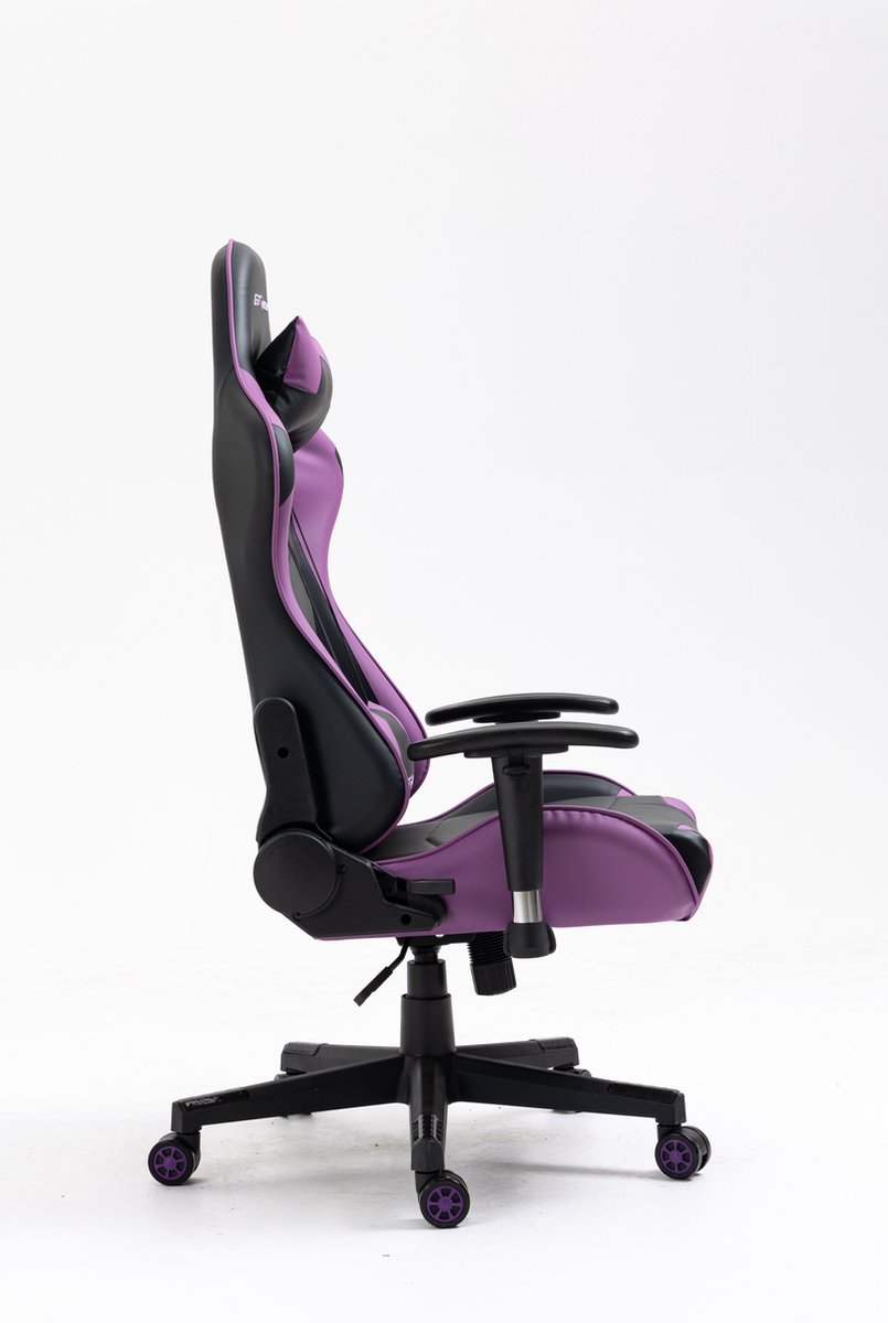 GTRacer Pro - Pink Edition - E- Sports - Chaise de jeu - Ergonomique -  Chaise de... | bol.