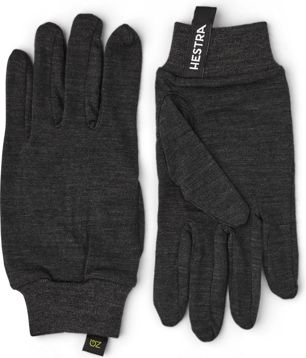 HESTRA MERINO WOOL LINER ACTIVE Charcoal-8 Grijs