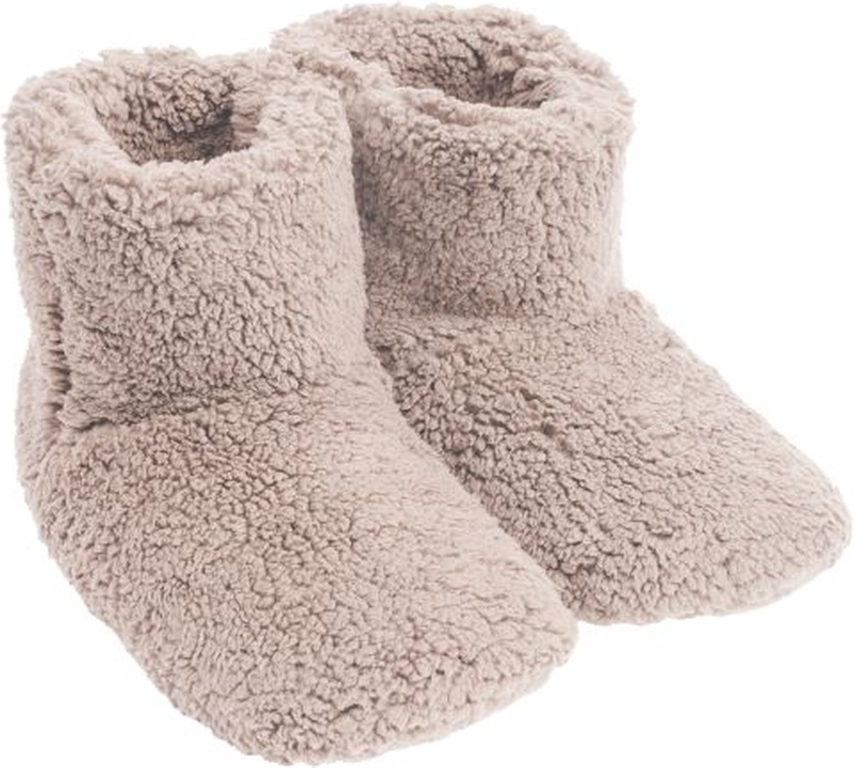 Mistral Home - Pantoffels boots teddy - maat 36/37 - 100% polyester - Beige