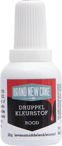 BrandNewCake® Druppel Kleurstof Rood 20gr - Eetbare Voedingskleurstof - Kleurstof Bakken