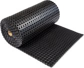 Rubber ringmat op rol gesloten bodem | Heavy Duty | 7,5 meter lang x 1meter breed (2.2cm dik)