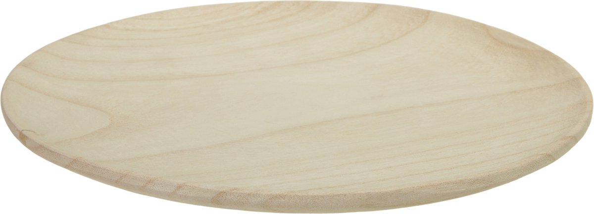 Othmar Decorations Tafeldecoratie schaal/plateau - hout - D29 x H2 cm