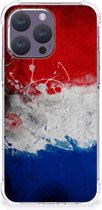 Coque de téléphone adaptée à iPhone 15 Pro Max, jolie coque avec bord transparent, drapeau néerlandais