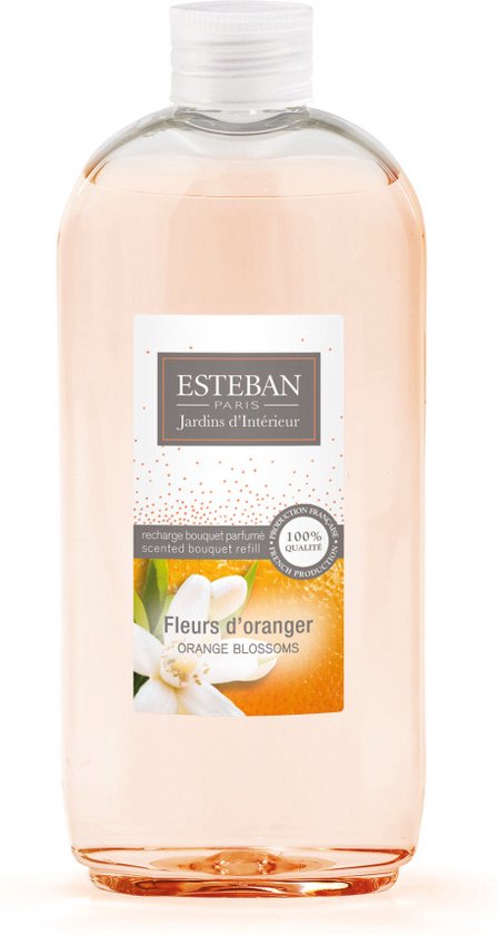 Esteban Fleurs d'Oranger Navulling Geurstokjes 300ml