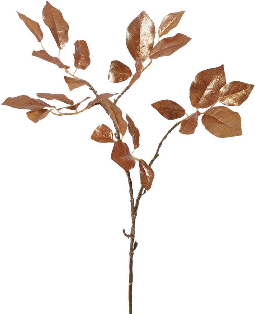 Viv! Home Luxuries Decoratietak - Schefflera - zijden bloem - goud - 84 cm