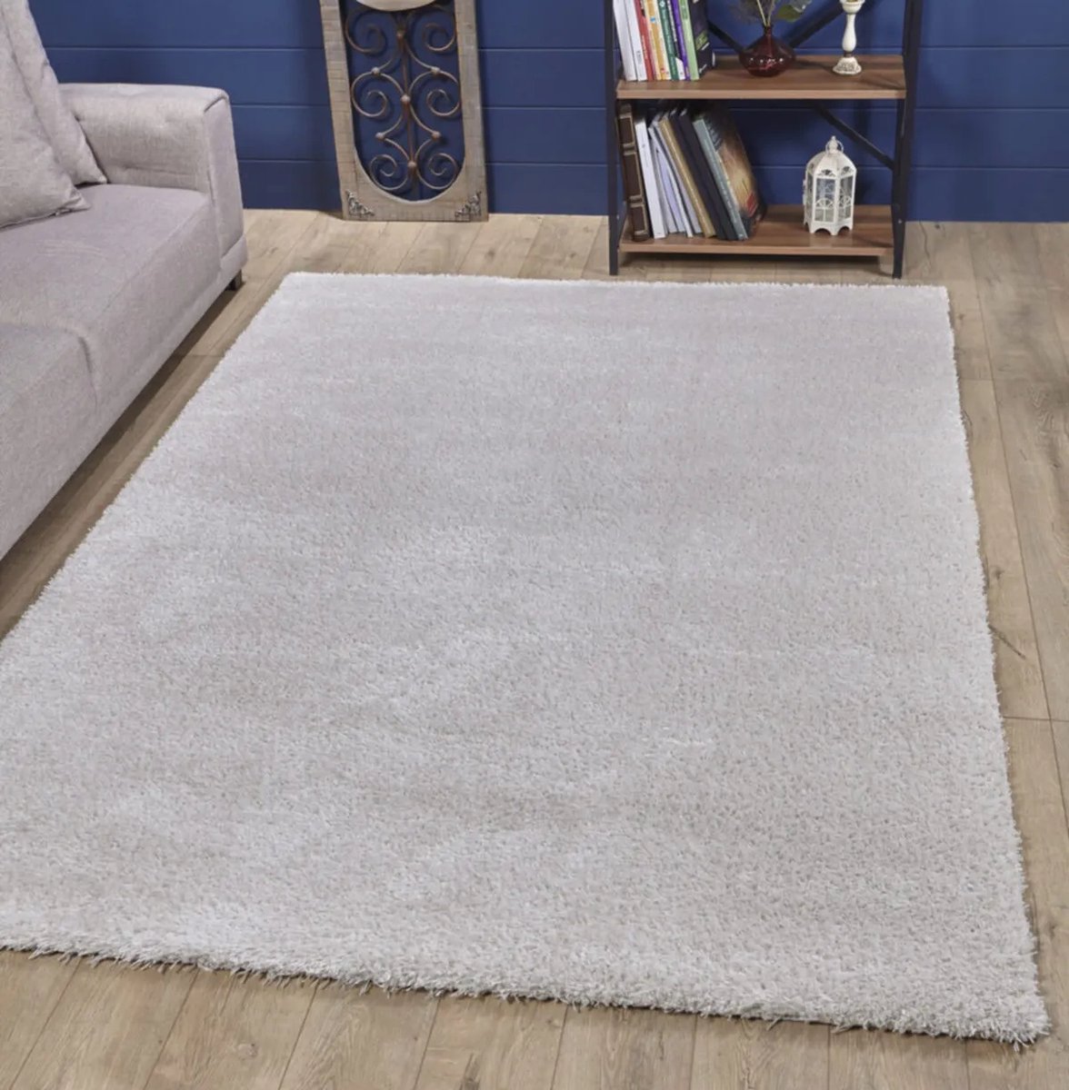 HEIDE - Beige - 140x200cm - Hoogpolig vloerkleed