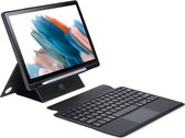 Dux Ducis - Housse de clavier adaptée pour Samsung Galaxy Tab A8 (2022/2021) - Amovible - QWERTY - Clavier pour tablette avec pavé tactile - Zwart