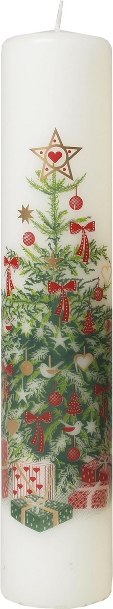Adventskaars - 25 cm - Adventskaars kalender - ong. 56 branduren - Kerst