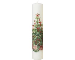 Adventskaars - 25 cm - Adventskaars kalender - ong. 56 branduren - Kerst