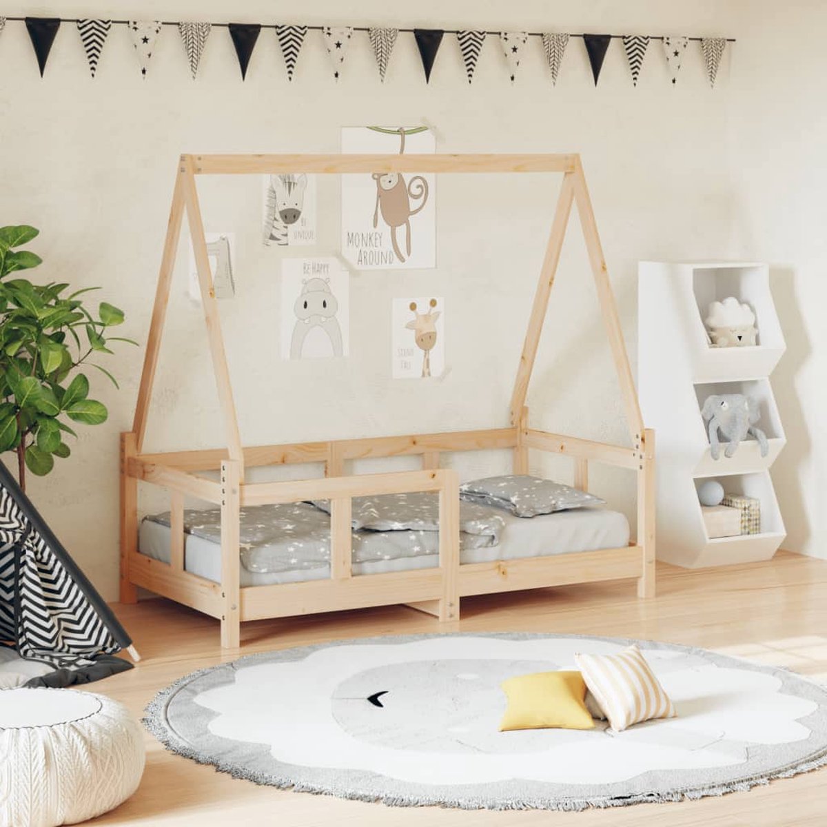 vidaXL vidaXL Kinderbedframe 70x140 cm - afbeelding 3