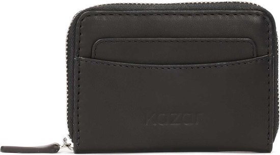 Compact wallet with zipper