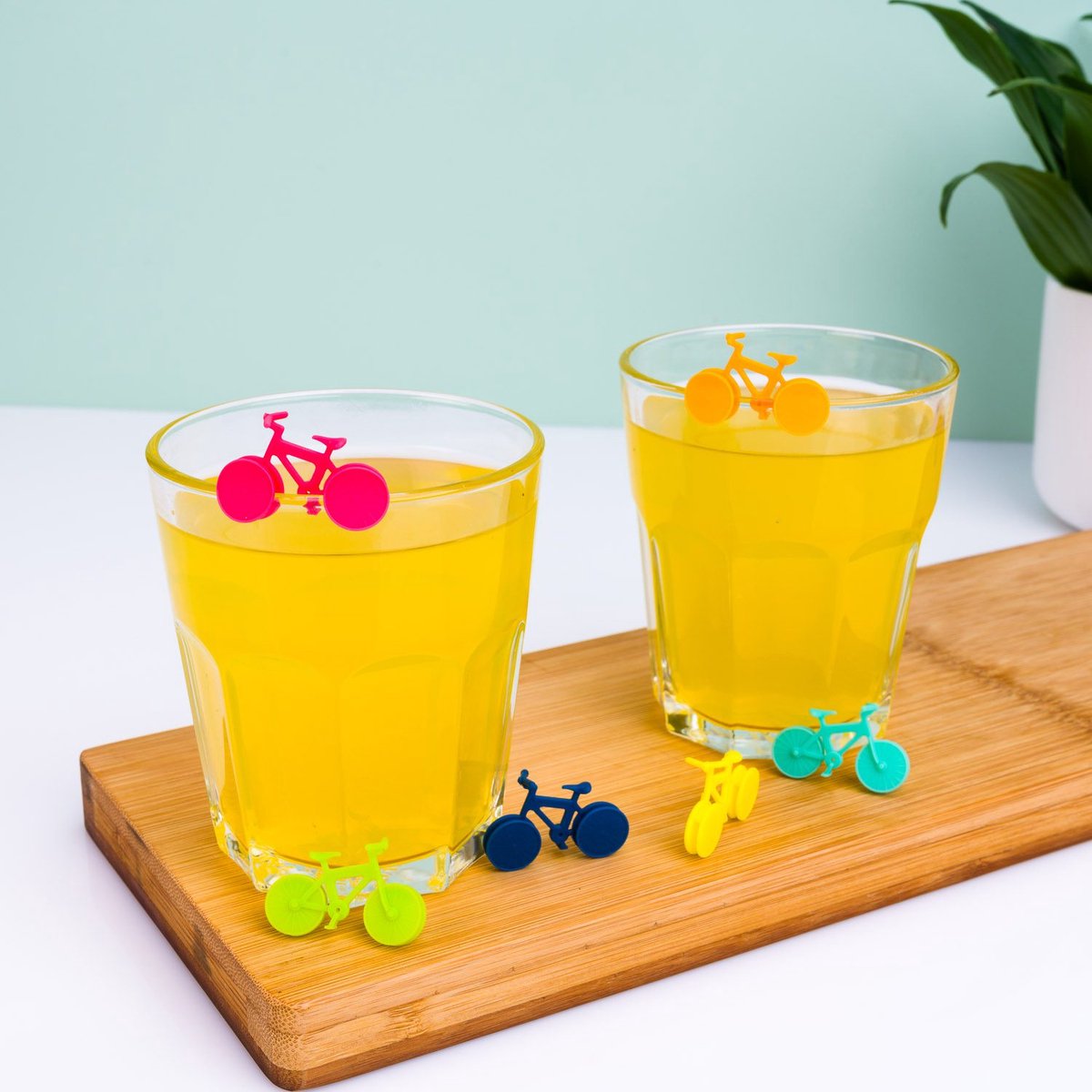 Fiets glasmarkeerders (set van 6) van Winkee