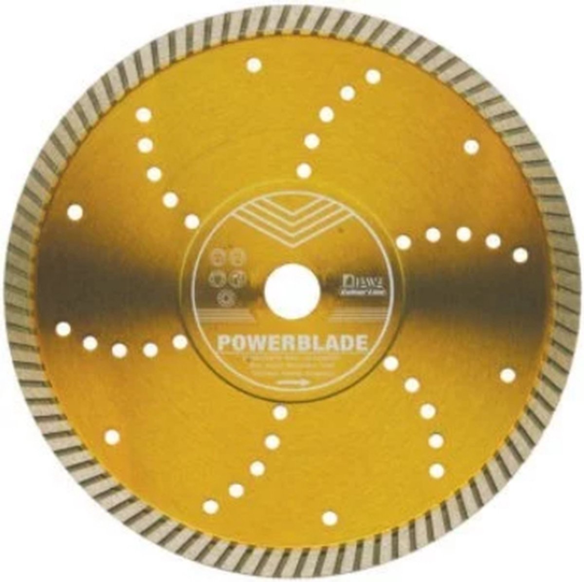 Powerblade - Diamantzaagblad droog - Natuursteen - Ø 115mm - asgat 22.23mm