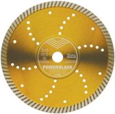Powerblade - Diamantzaagblad droog - Natuursteen - Ø 115mm - asgat 22.23mm