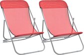 vidaXL-Strandstoelen-2-st-textileen-en-gepoedercoat-staal-rood