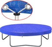 Housse de trampoline The Living Store - Bleu foncé - 385 cm - Résistante aux déchirures et à l'eau