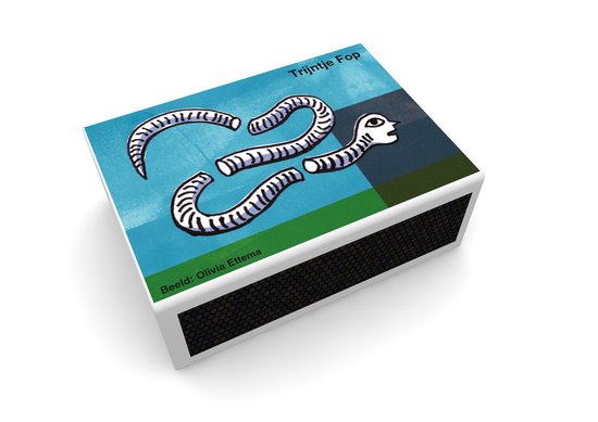 Trijntje Fop - Op een aal - Unieke handgemaakte uitgave verpakt in een luxe geschenkdoos van MatchBoox - Kunstboeken