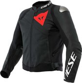 Veste en cuir Dainese Sportiva Noir Mat Noir Mat Noir Mat 52 - Taille - Veste