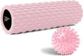 Dymu Foam Roller XL - Foamroller - Extra groot - Massagebal - Massage Roller - Triggerpoint Bal - Fitness - 45 cm - Roze