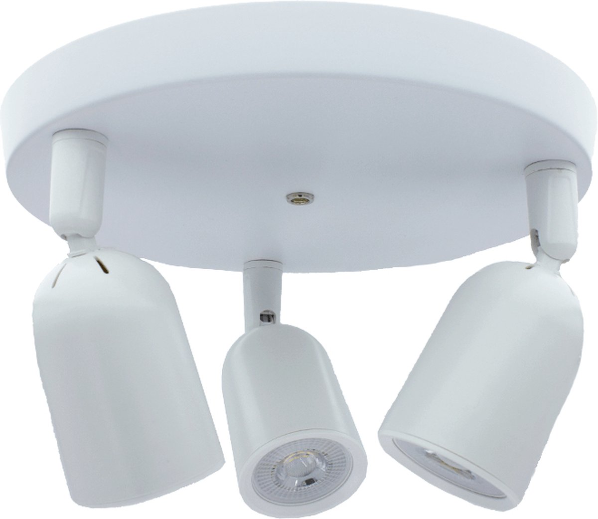 Plafondarmatuur Wit | 3 x GU10 | Exclusief lichtbron