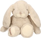 Bukowski pluche konijn knuffeldier - lichtgrijs - staand - 25 cm - Luxe kwaliteit knuffels